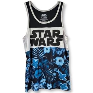 Star Wars Tank Top, Tropical Floral Tank Top, Size Small